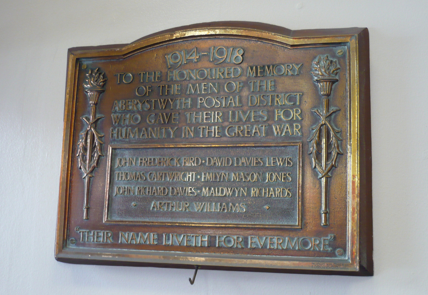 Aberystwyth Postal District War Memorial