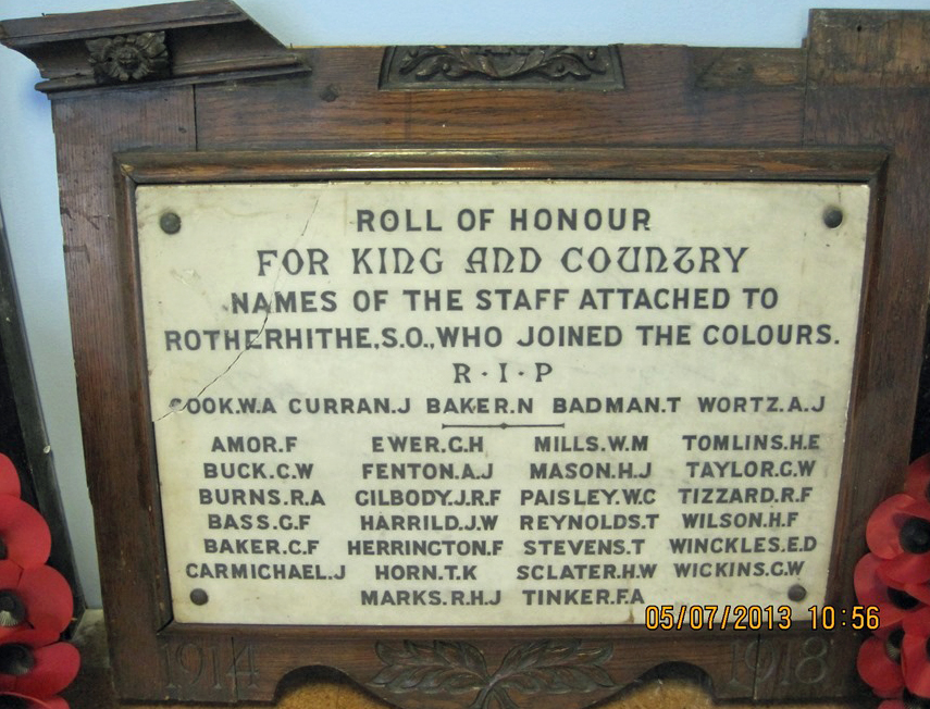 London - Rotherhithe War Memorial