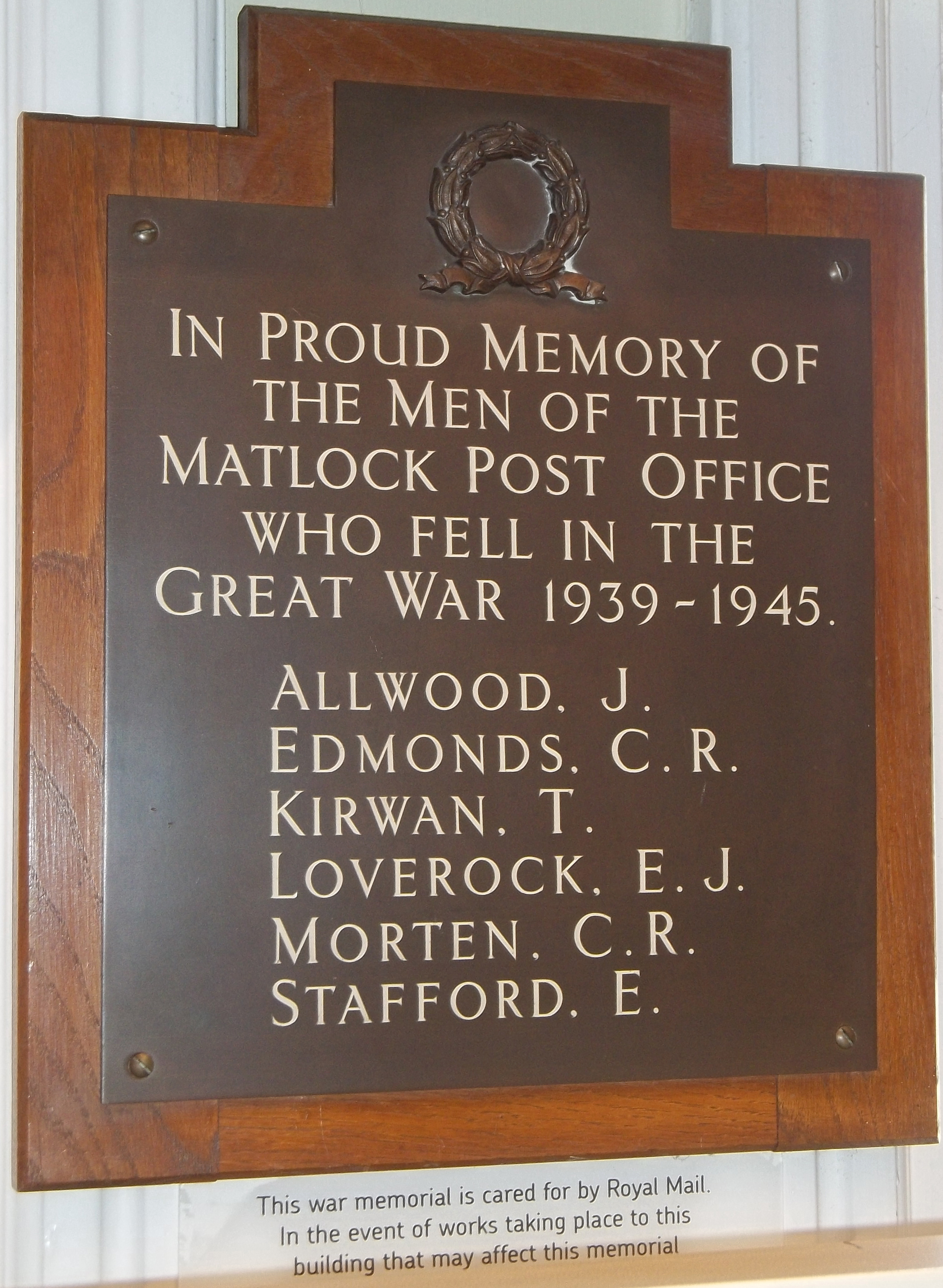 Matlock War Memorial