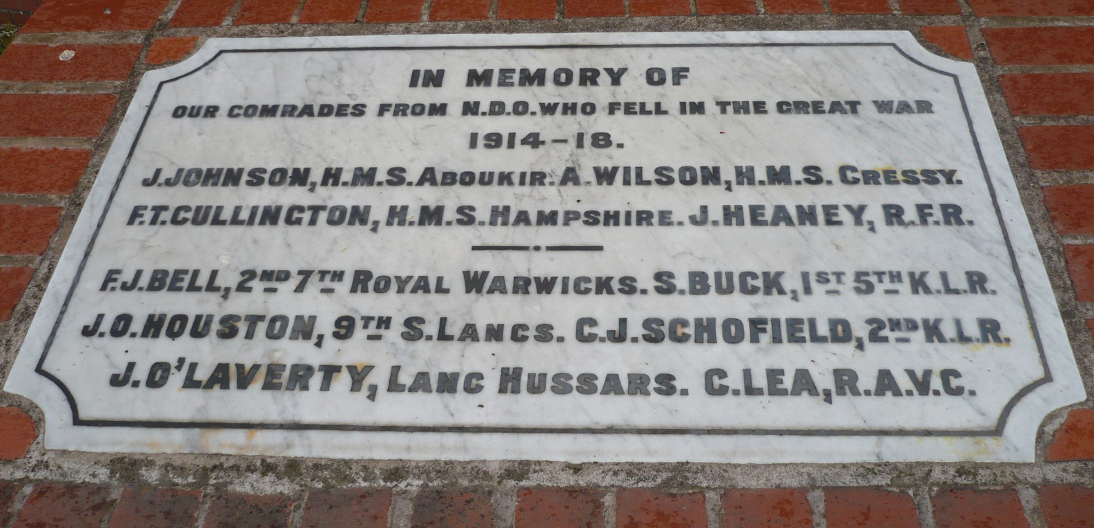 Liverpool - Northern District Post Office War Memorial