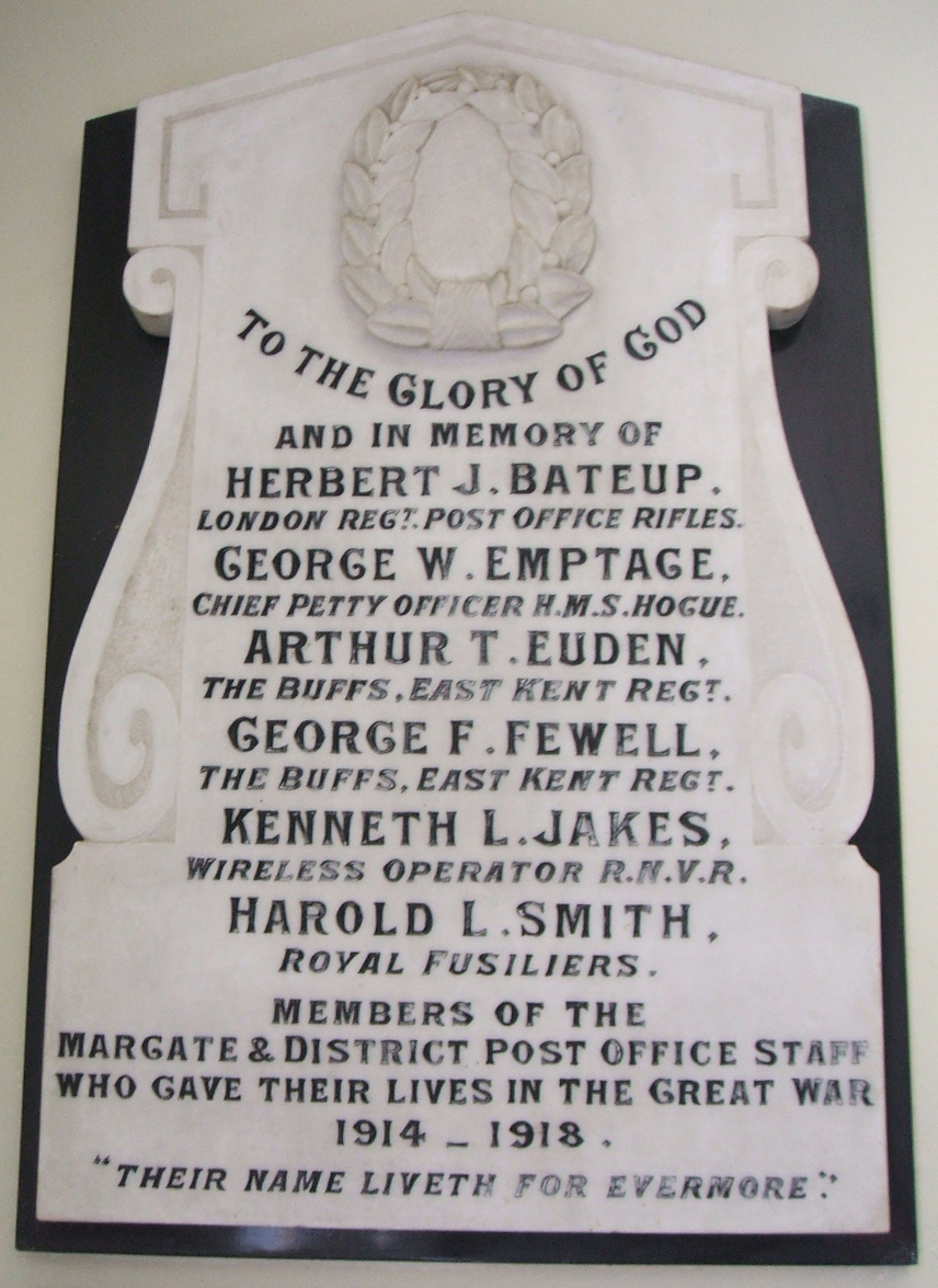 Margate & District Post Office Staff War Memorial