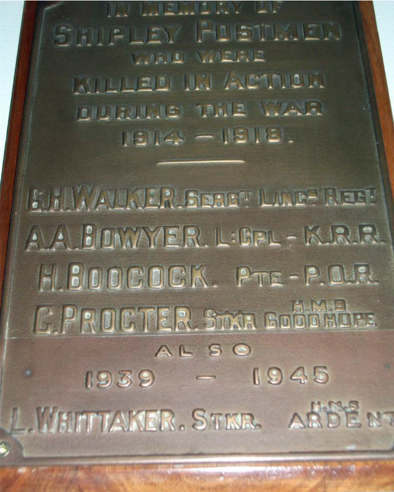 Shipley Postmen War Memorial