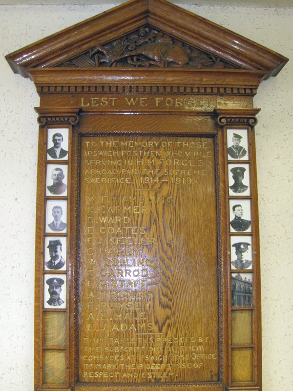 Ipswich Postmen War Memorial