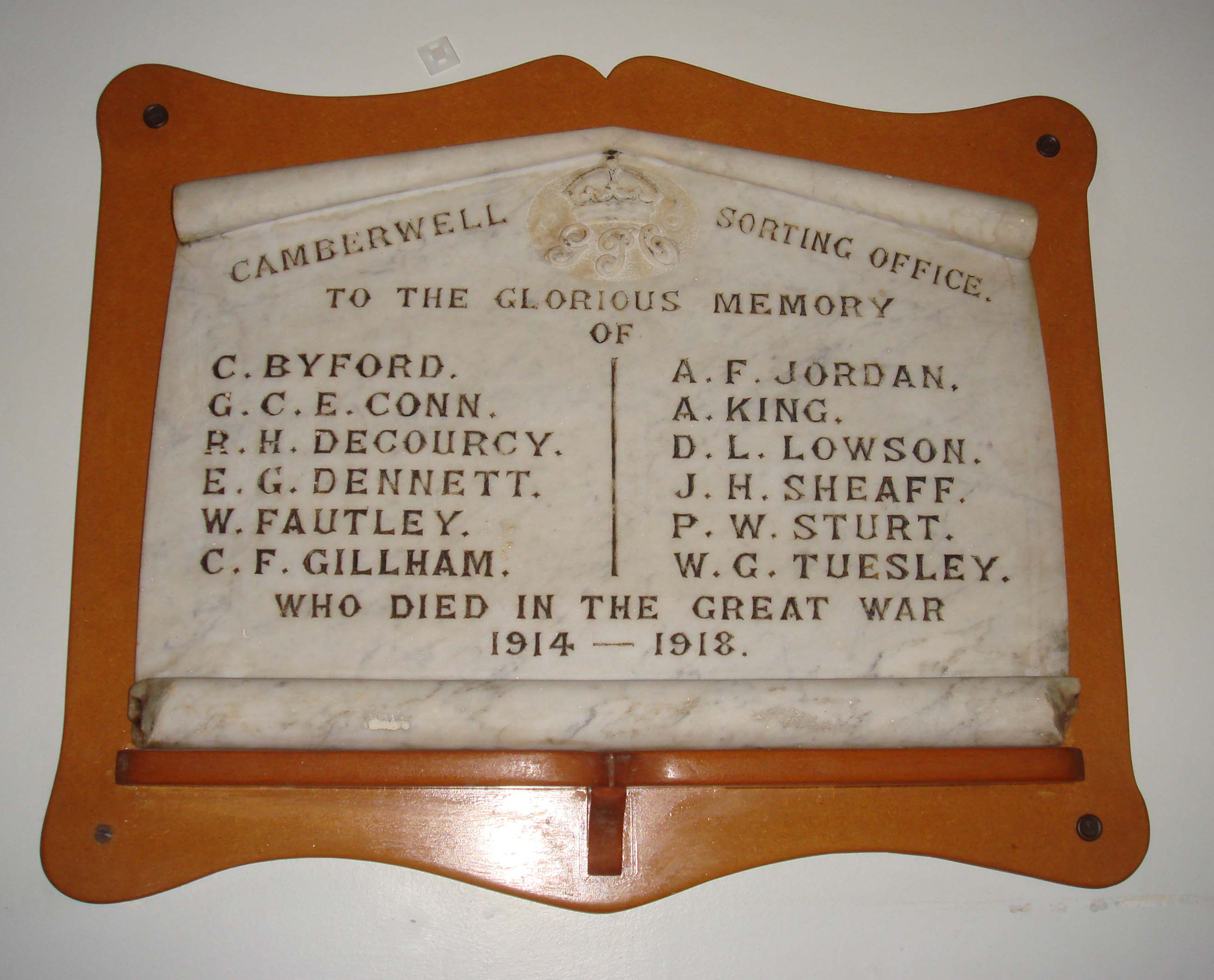 London - Camberwell War Memorial