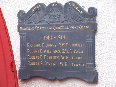 Blaenau Ffestiniog War Memorial