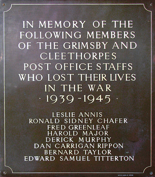 Grimsby and Cleethorpes Post Office War Memorial