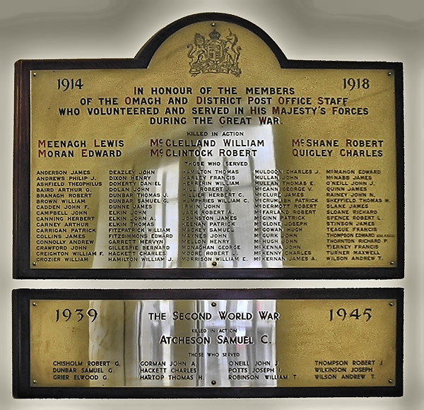 Omagh and District Post Office Staff War Memorial