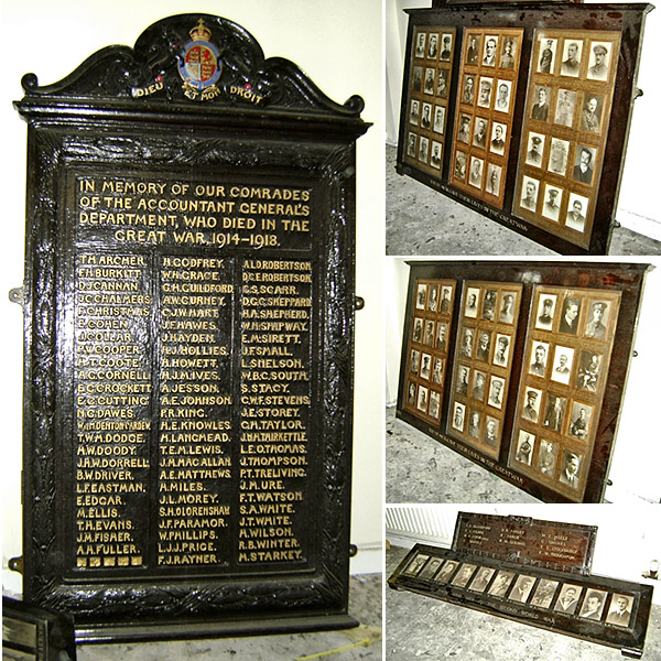 Post Office Accountant Generals Department War Memorial