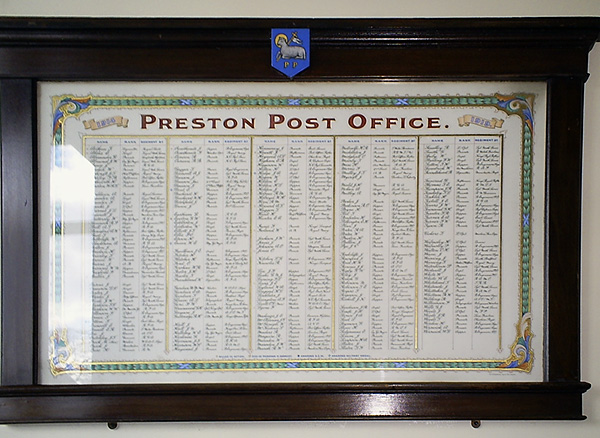 Preston Post Office War Memorial