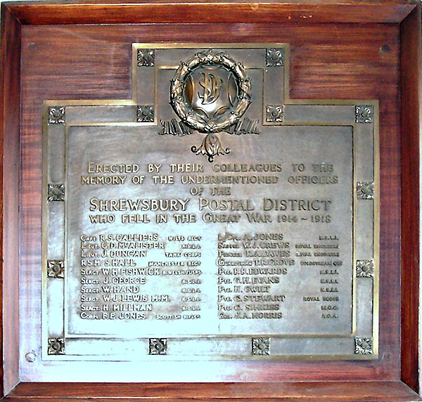 Shrewsbury War Memorial