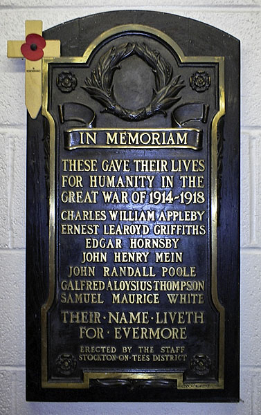 Stockton on Tees War Memorial