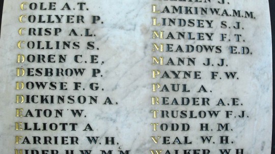 London - Poplar War Memorial